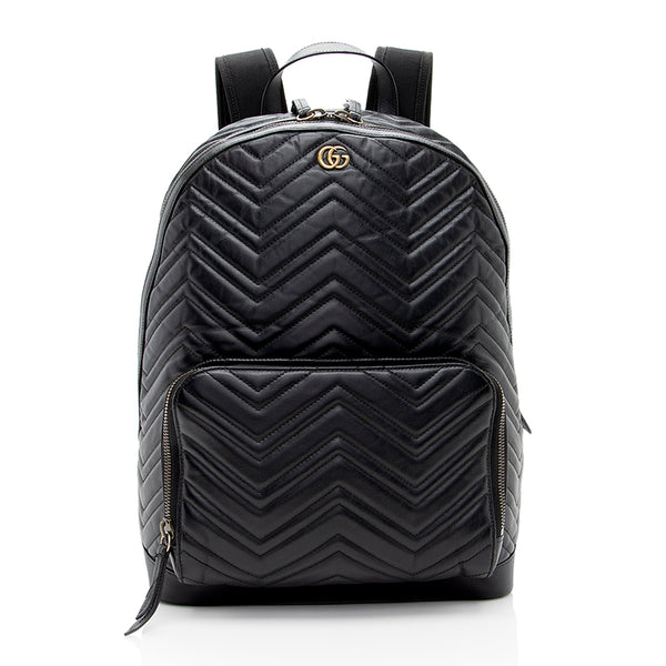 Gucci Matelasse Leather GG Marmont Day Backpack (SHF-18143)