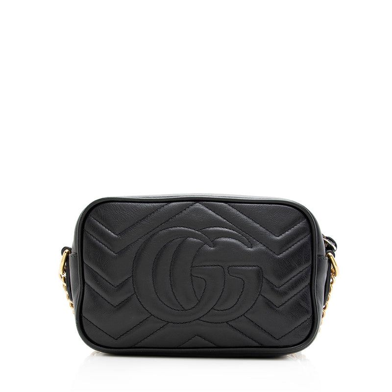 Gucci Matelasse Leather GG Marmont Mini Bag (SHF-19626) – LuxeDH