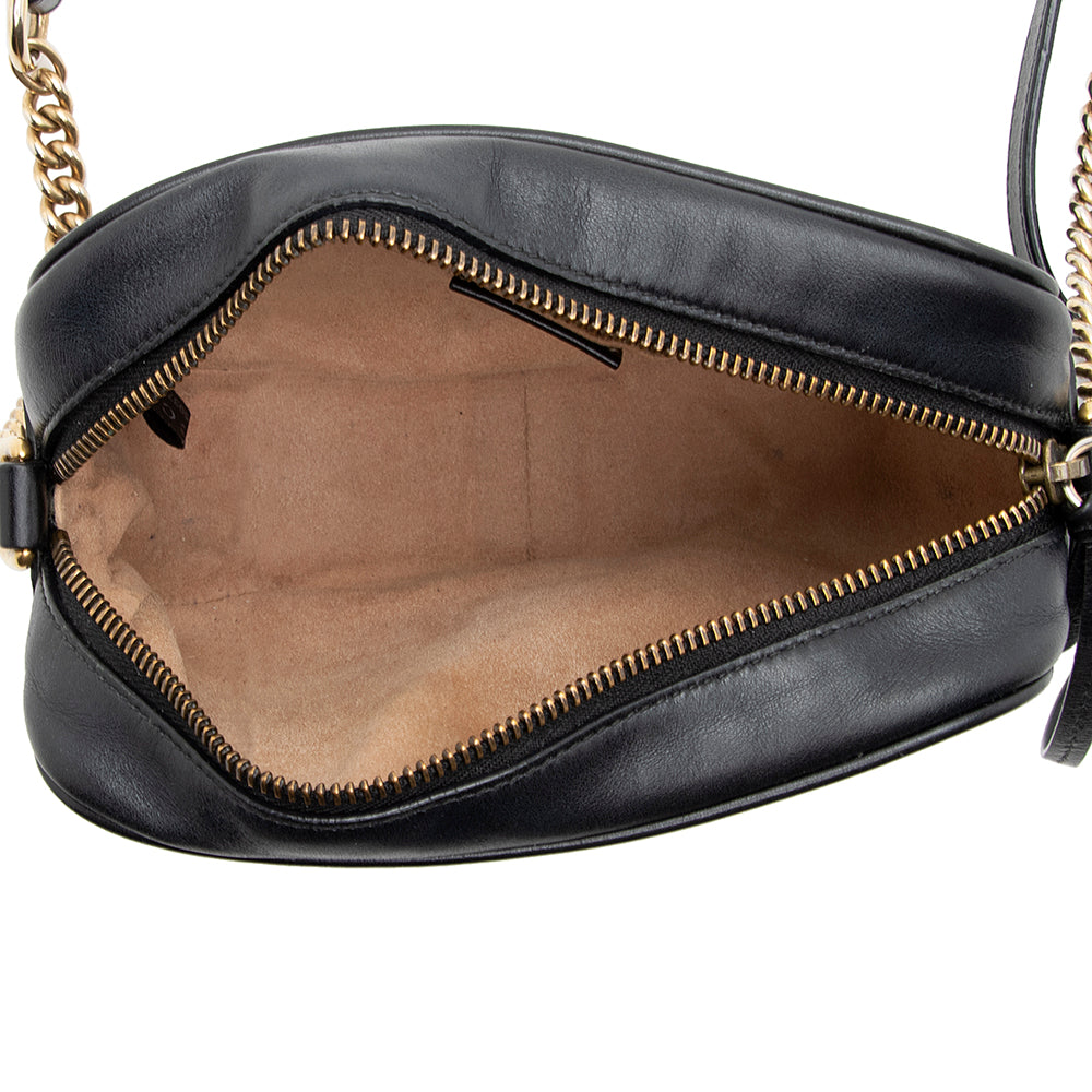 Gucci Matelasse Leather GG Marmont Mini Bag (SHF-19626)