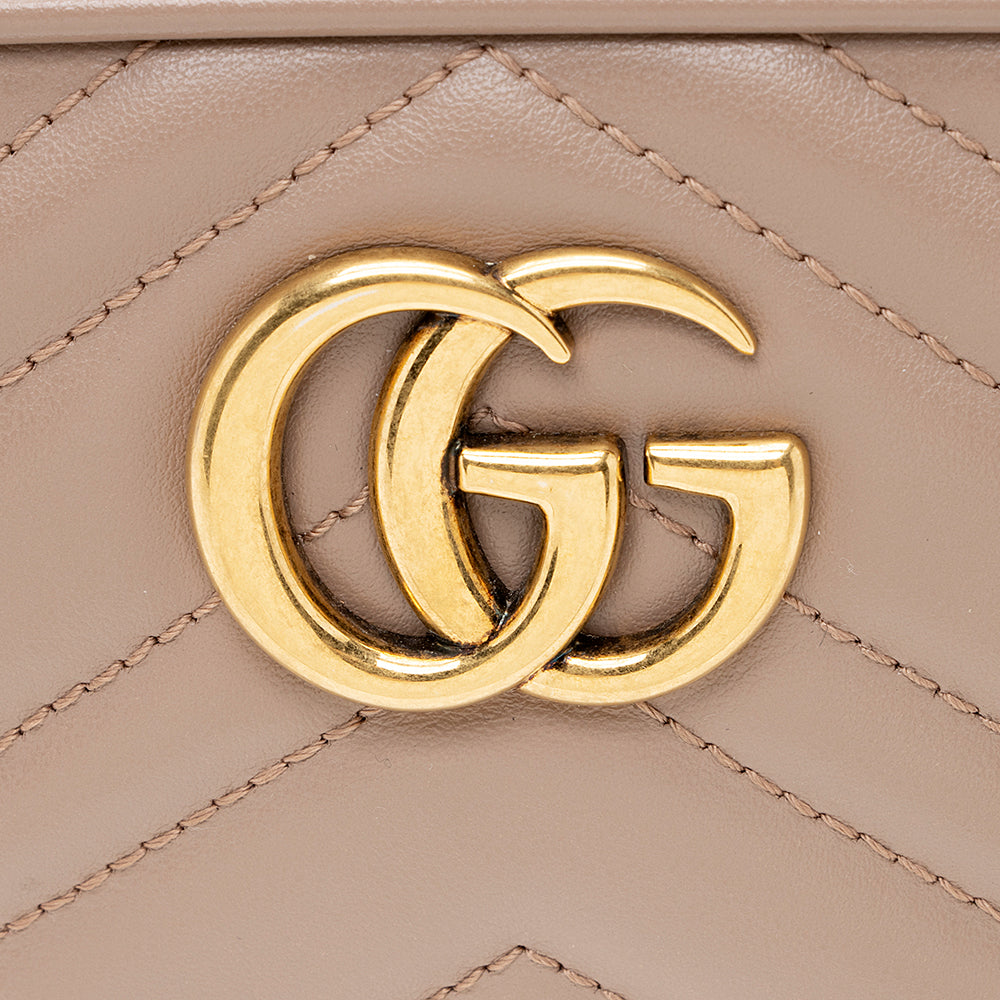 Gucci Matelasse Leather GG Marmont Mini Bag (SHF-22037)