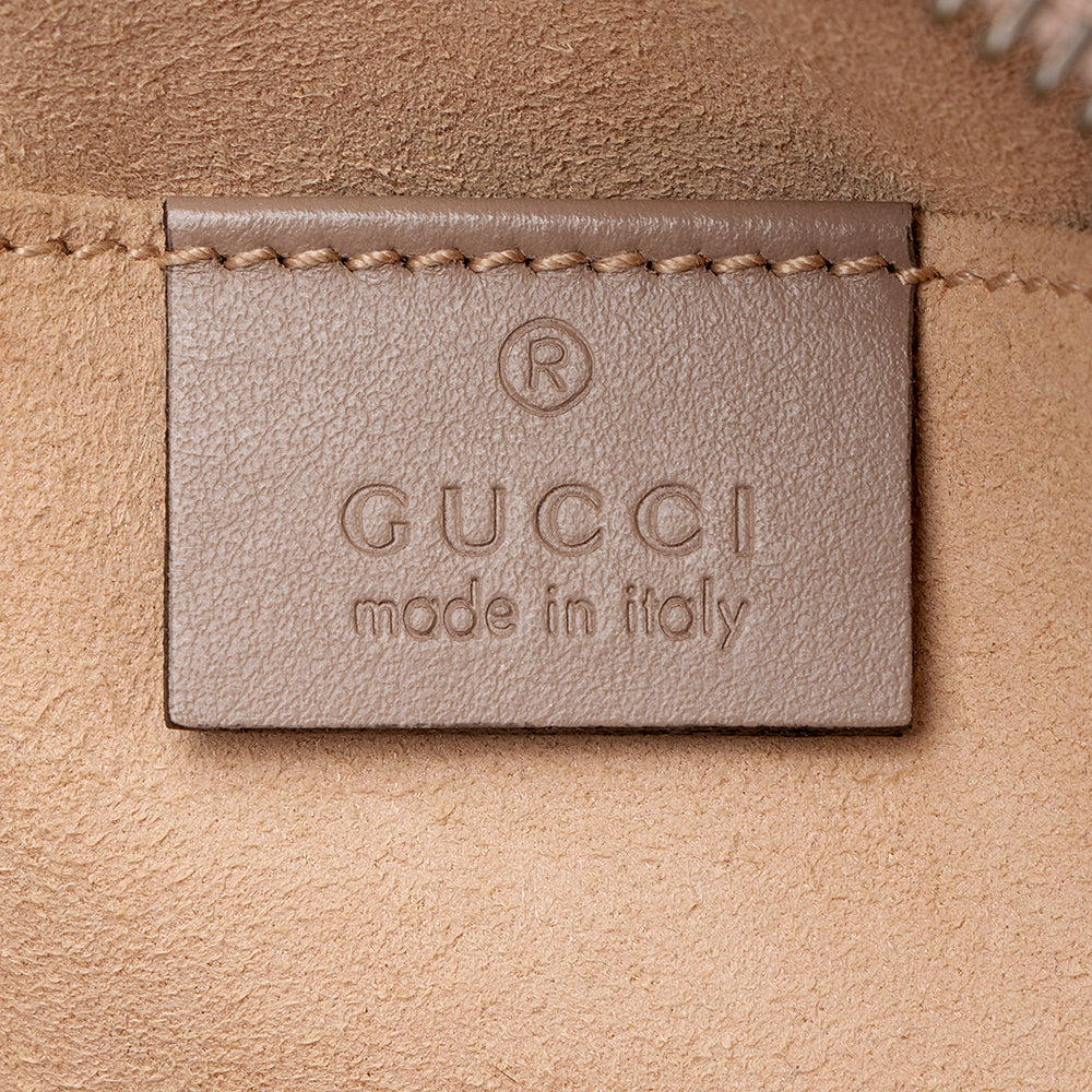 Gucci Matelasse Leather GG Marmont Mini Bag (SHF-22037)