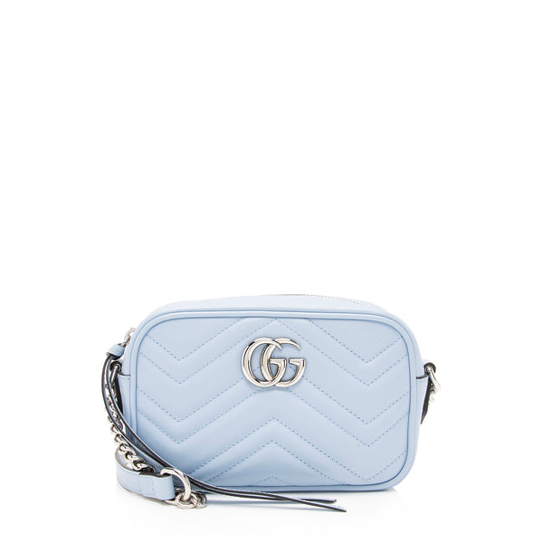 Gucci Matelasse Leather GG Marmont Mini Bag (SHF-23607)