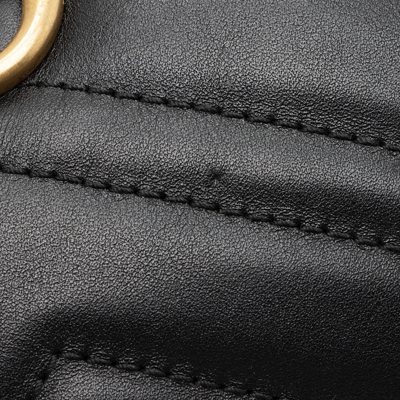 Gucci Matelasse Leather GG Marmont Mini Chain Shoulder Bag (SHF-KHf4XN –  LuxeDH