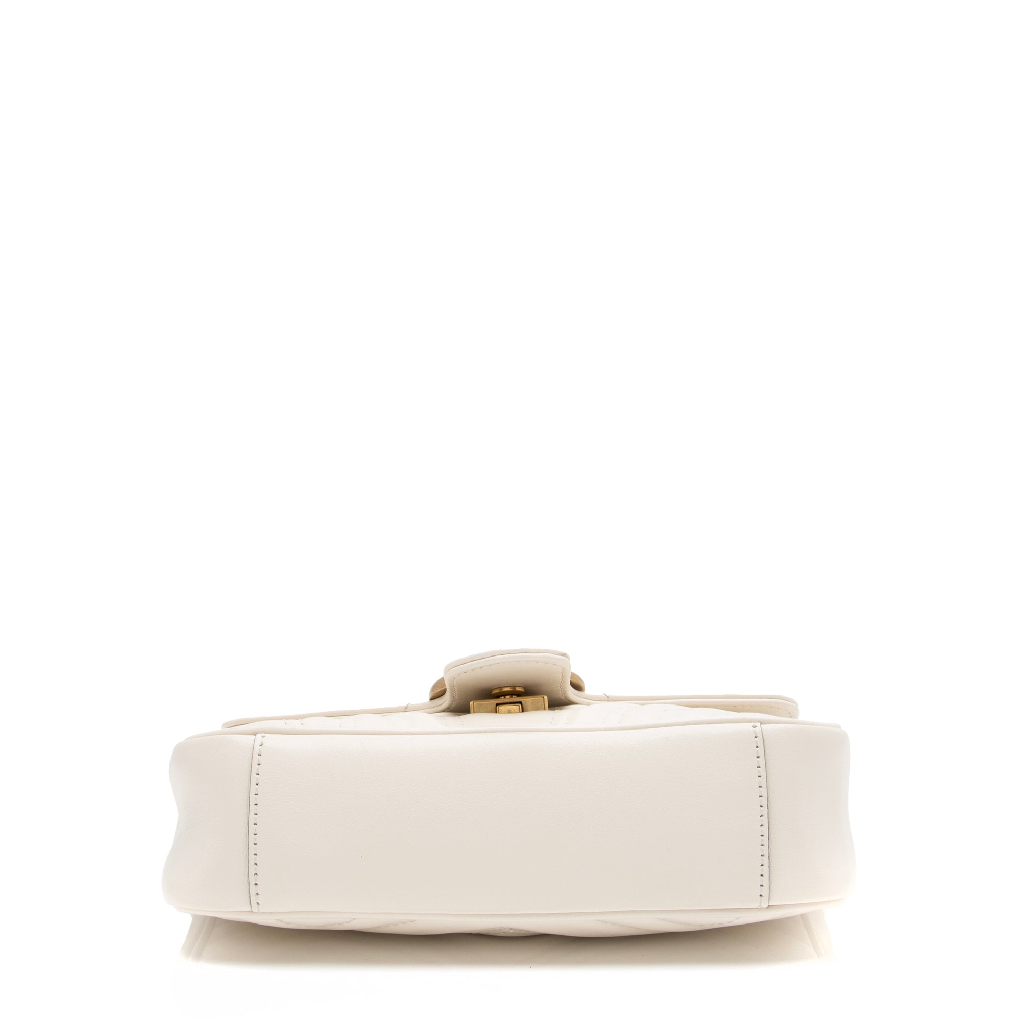 Gucci Matelasse Leather GG Marmont Mini Shoulder Bag (SHF-nrvxzd)