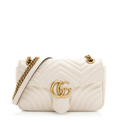 Gucci Matelasse Leather GG Marmont Small Bag (SHF-20501)