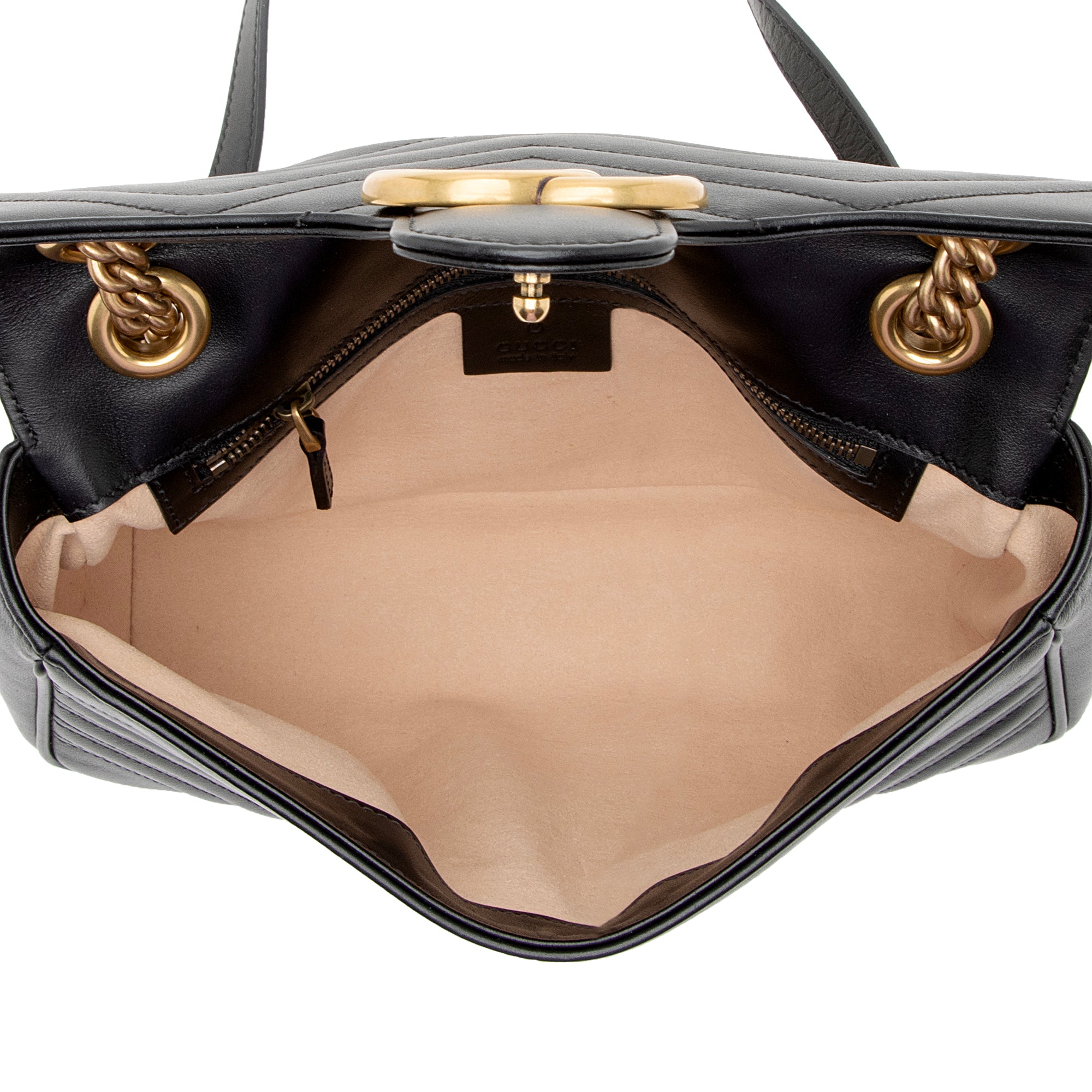 Gucci Matelasse Leather GG Marmont Small Bag (SHF-22300)