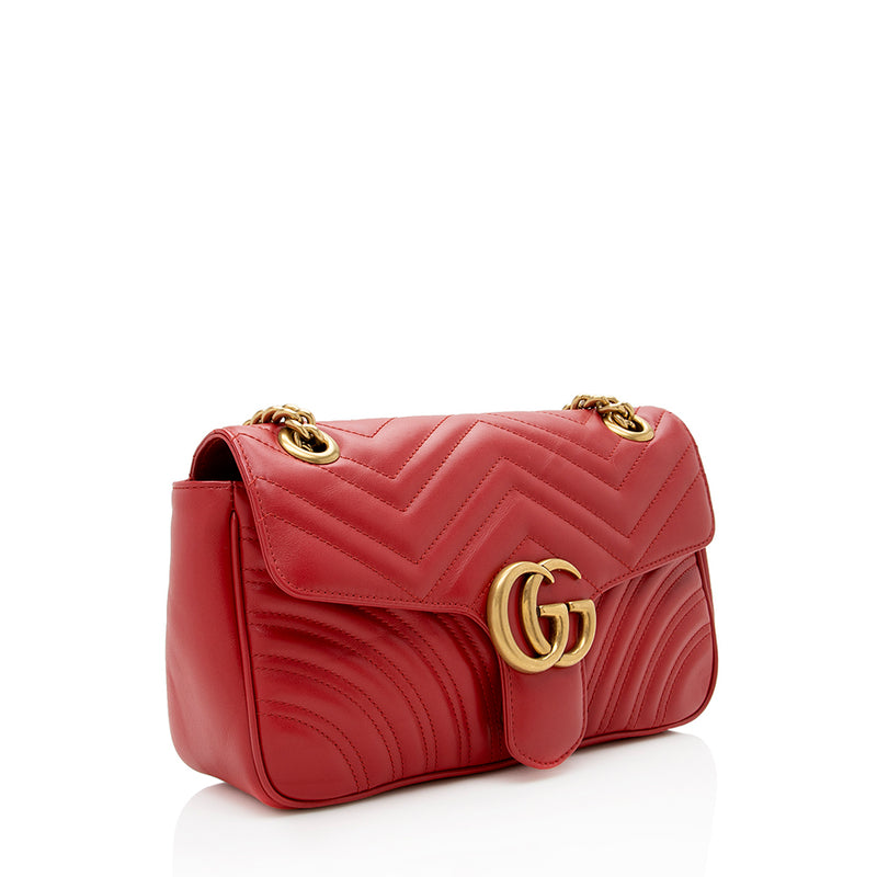 GG Marmont small matelassé leather shoulder bag