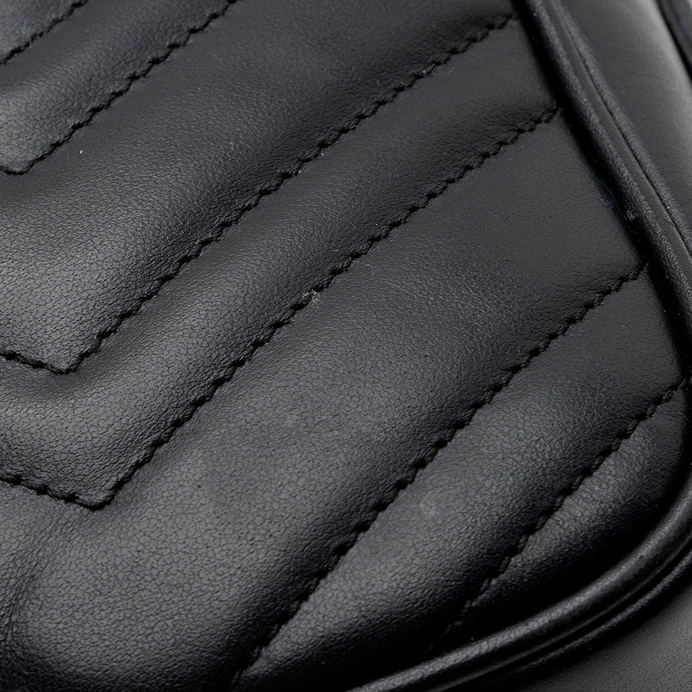 Gucci Matelasse Leather GG Marmont Small Shoulder Bag (SHF-22525)