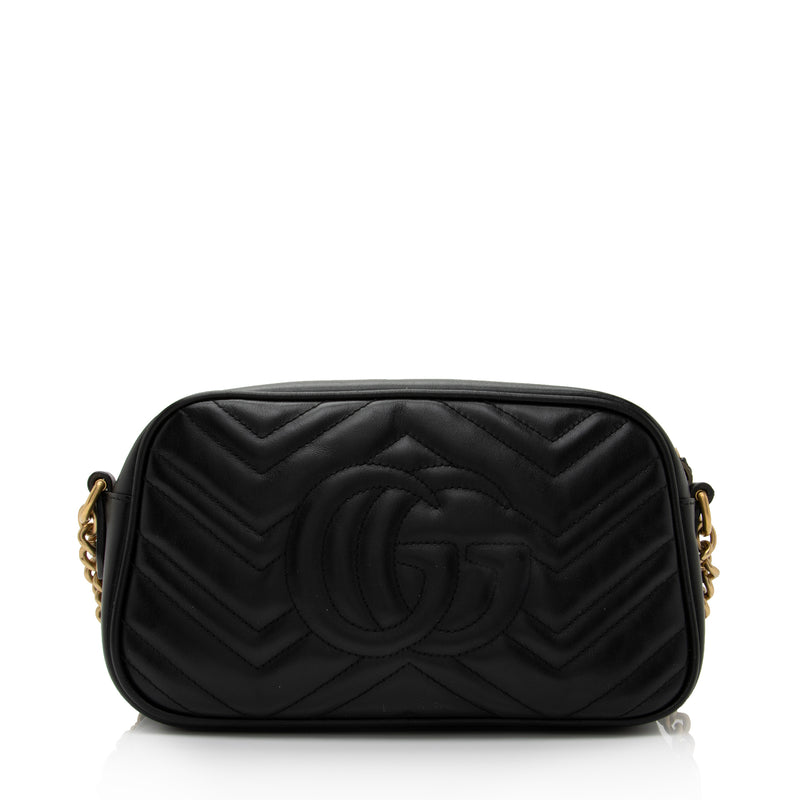 Gucci Matelasse Leather GG Marmont Small Shoulder Bag (SHF-8WEwIl)