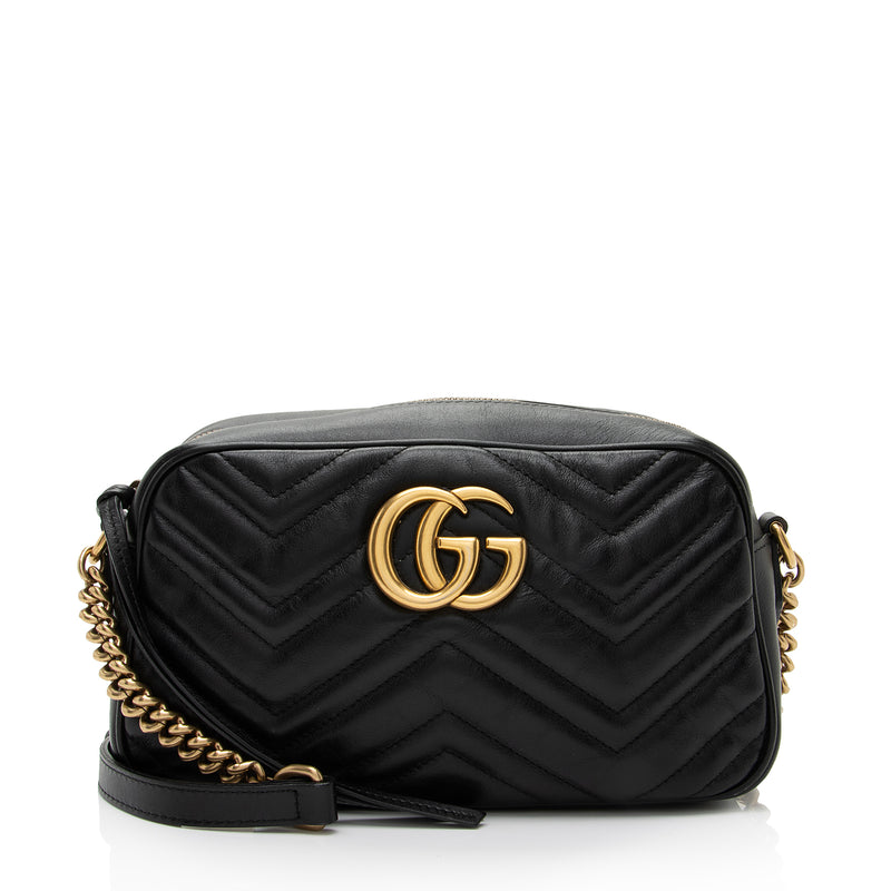 Gucci Matelasse Leather GG Marmont Small Shoulder Bag (SHF-I0ITnn) – LuxeDH