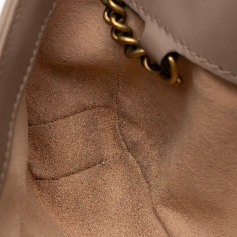 Gucci Matelasse Leather GG Marmont Super Mini Bag (SHF-gHEKBW)