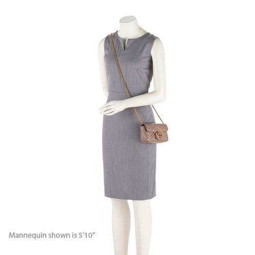 Gucci Matelasse Leather GG Marmont Super Mini Bag (SHF-gHEKBW)