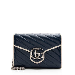 Gucci Matelasse Leather Torchon GG Marmont Mini Chain Bag (SHF-20671) –  LuxeDH