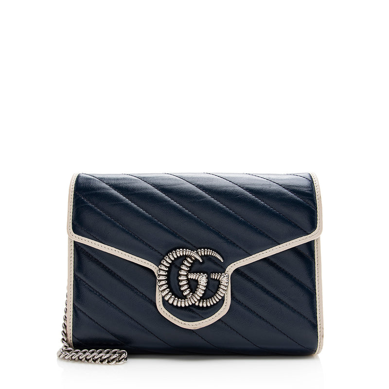 Gucci GG Marmont Super Mini Matelasse Leather Shoulder Bag