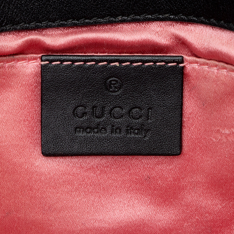 Gucci Matelasse Velvet GG Marmont Mini Shoulder Bag (SHF-15721)