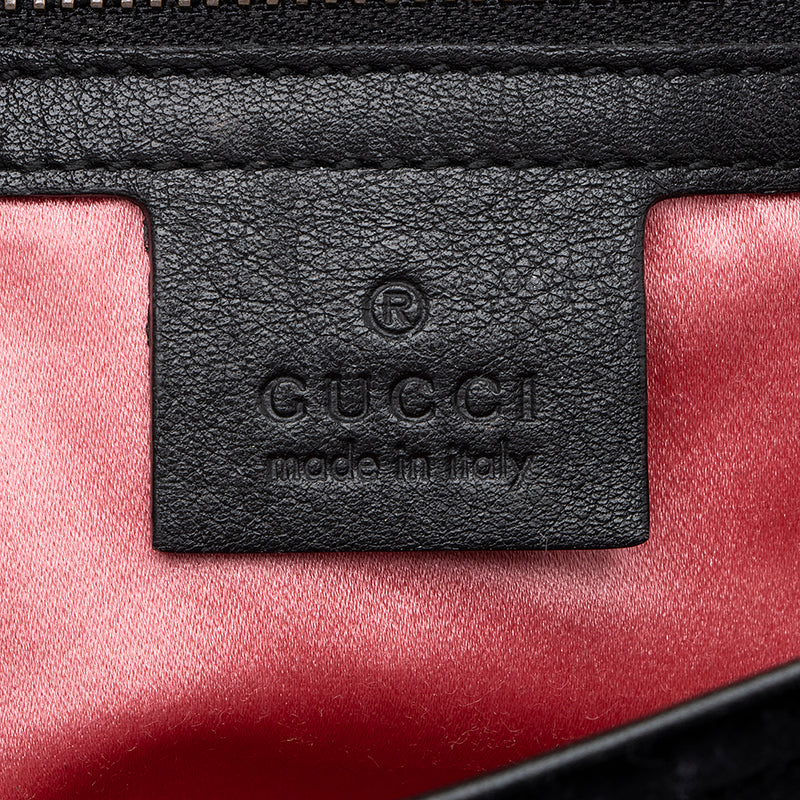 Gucci Matelasse Velvet GG Marmont Small Shoulder Bag (SHF-19219)