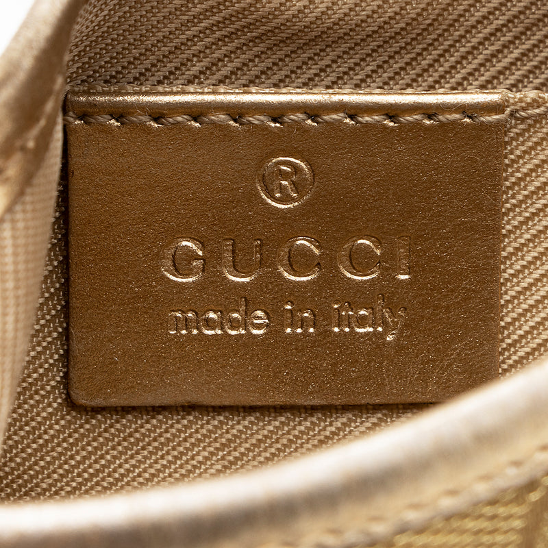 Gucci Metallic GG Canvas Jackie Mini Shoulder Bag (SHF-20747)