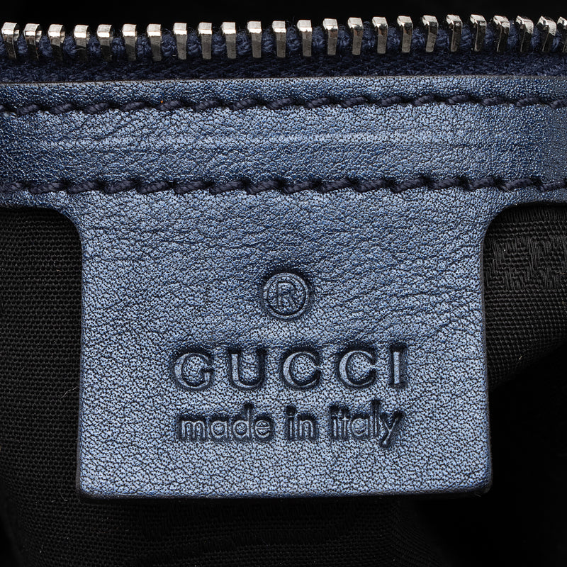 Gucci Metallic Leather Galaxy Medium Chain Hobo (SHF-22828)