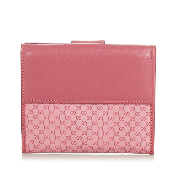 Gucci Micro GG Canvas Small Wallet (SHG-25665)