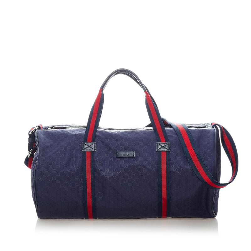 Gucci Micro GG Web Boston Bag (SHG-32026)