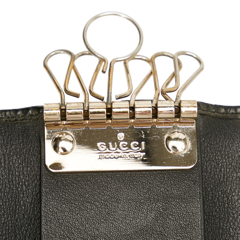 Gucci Microguccissima Nice Patent Leather Key Holder (SHG-25188)
