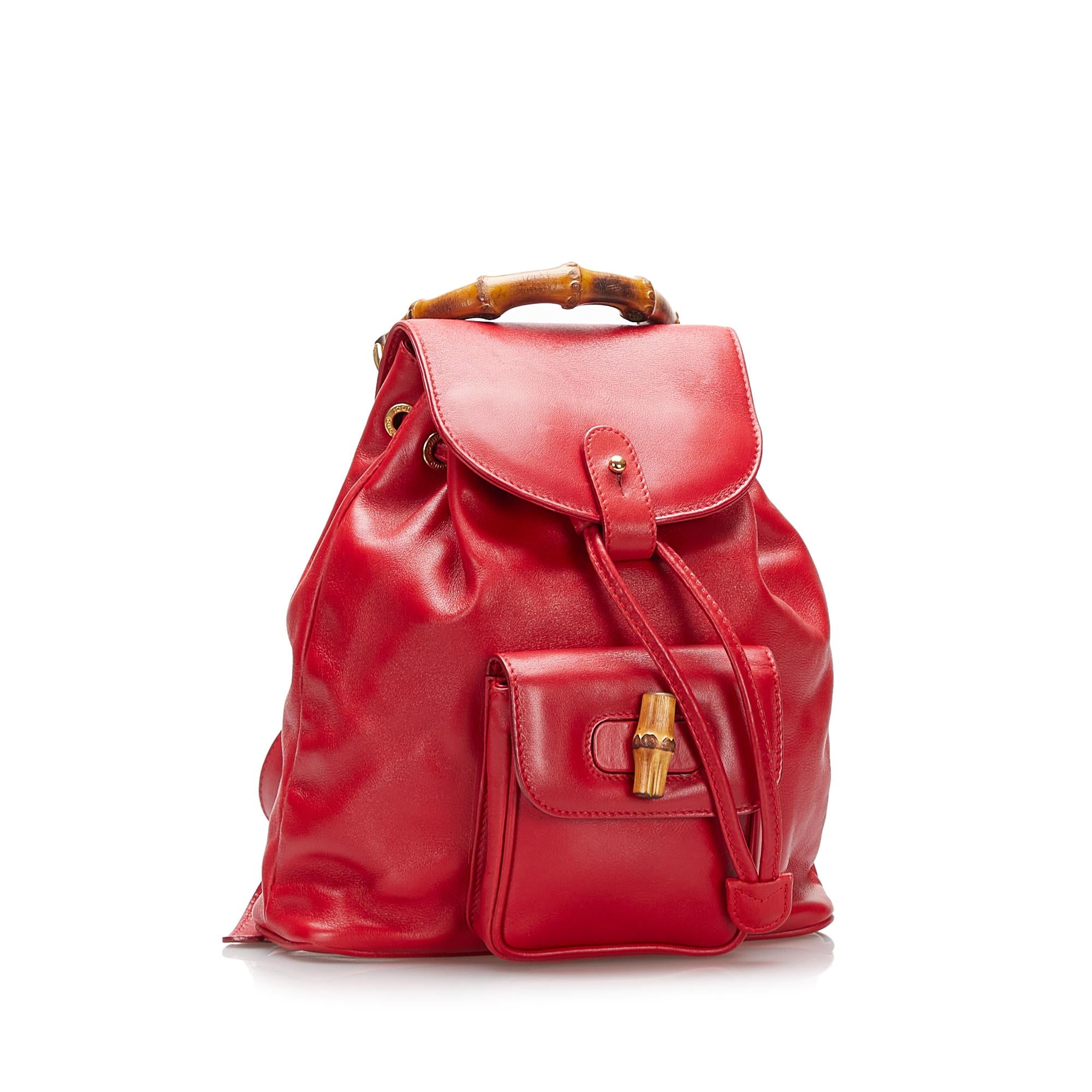 Gucci Mini Bamboo Backpack (SHG-36845)