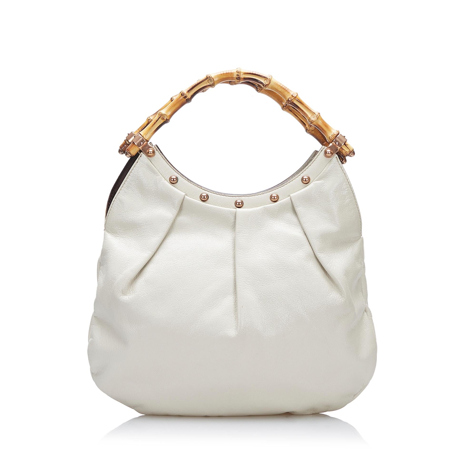 Gucci Mini Bamboo Studded Hobo (SHG-mfZiC7)