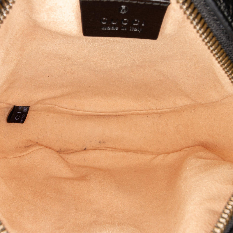Gucci Mini GG Marmont Matelasse Round Crossbody Bag (SHG-O8pIle)