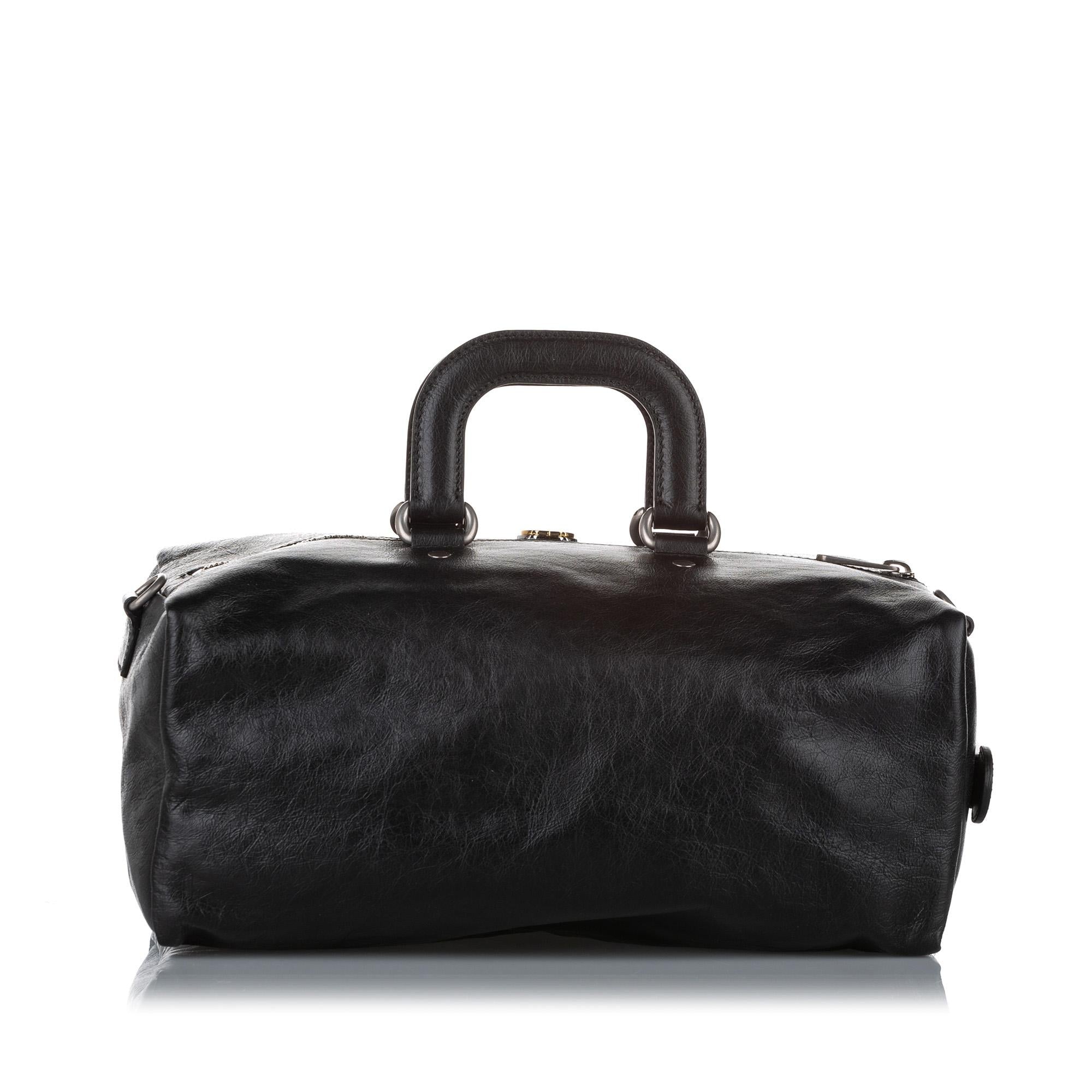 Gucci Morpheus Leather Satchel (SHG-32333)