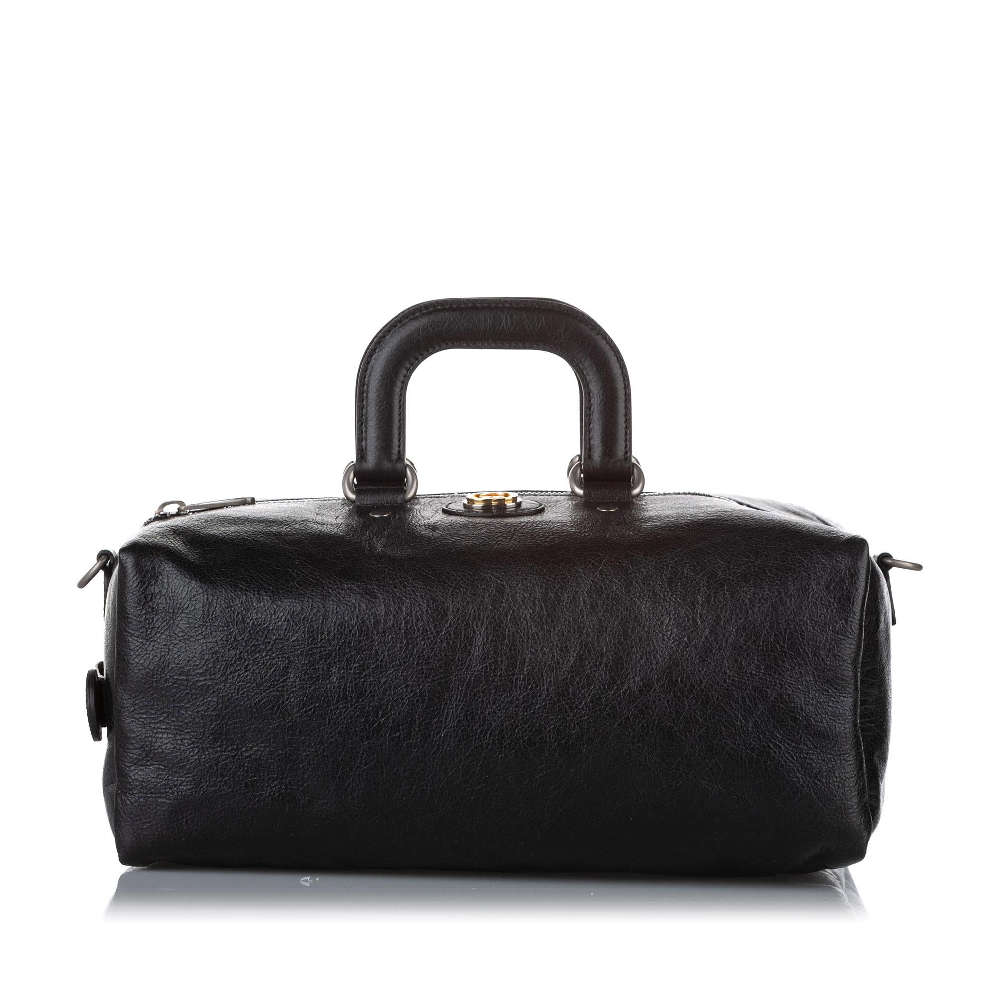 Gucci Morpheus Leather Satchel (SHG-32333)