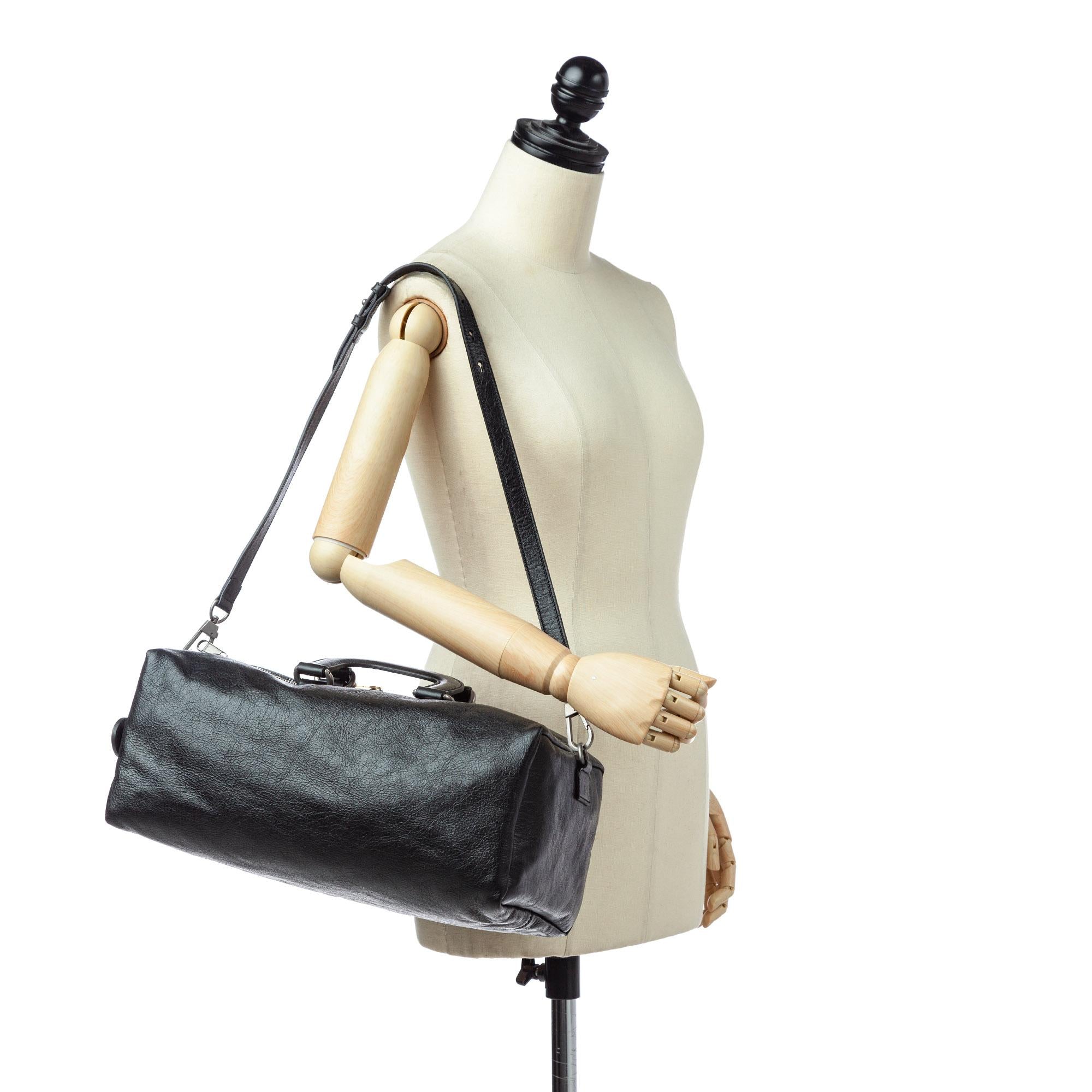 Gucci Morpheus Leather Satchel (SHG-32333)