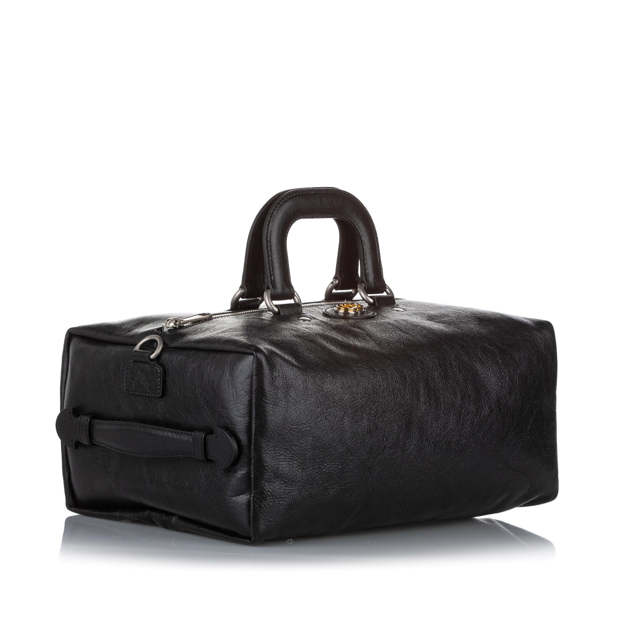 Gucci Morpheus Leather Satchel (SHG-32333)