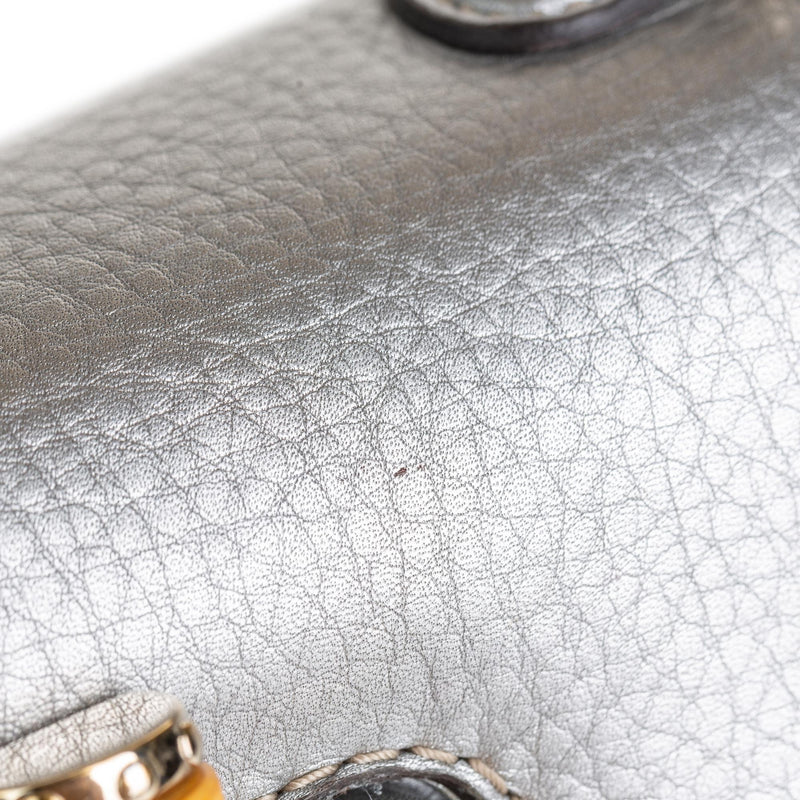 Gucci New Bamboo Leather Handbag (SHG-35959)