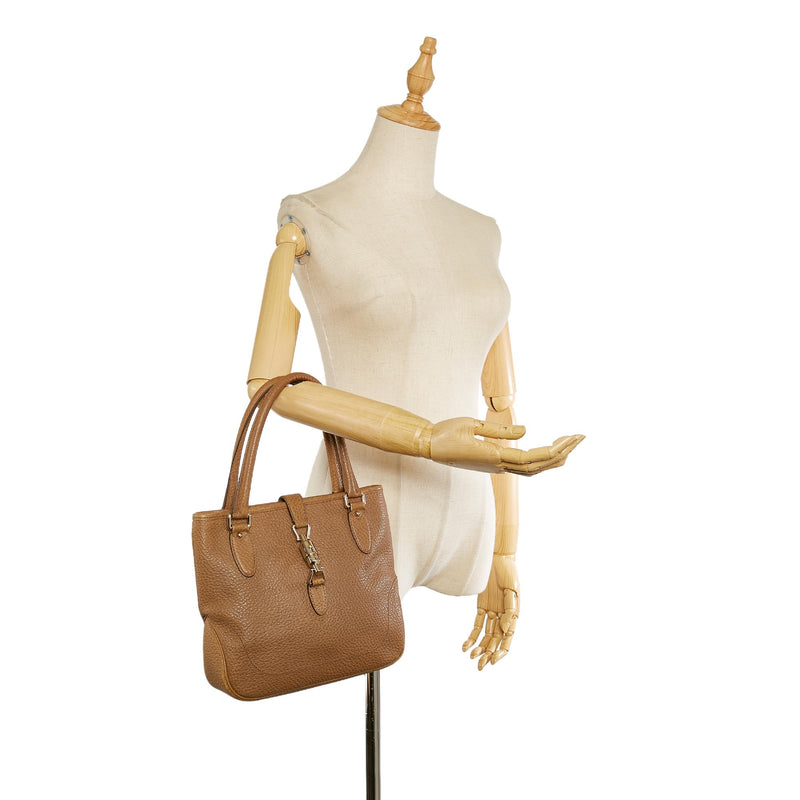 Gucci New Jackie Leather Handbag (SHG-24900)
