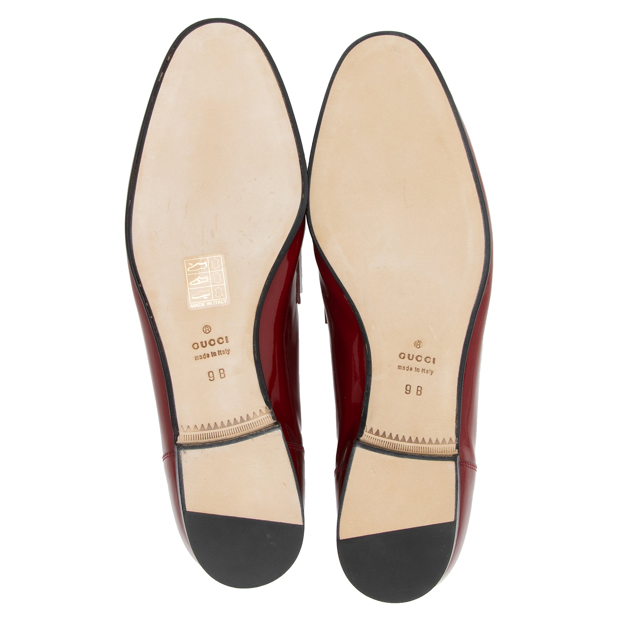 Gucci Patent Leather Web Horsebit Loafers - Size 9 / 39 (SHF-kRA5Y8)