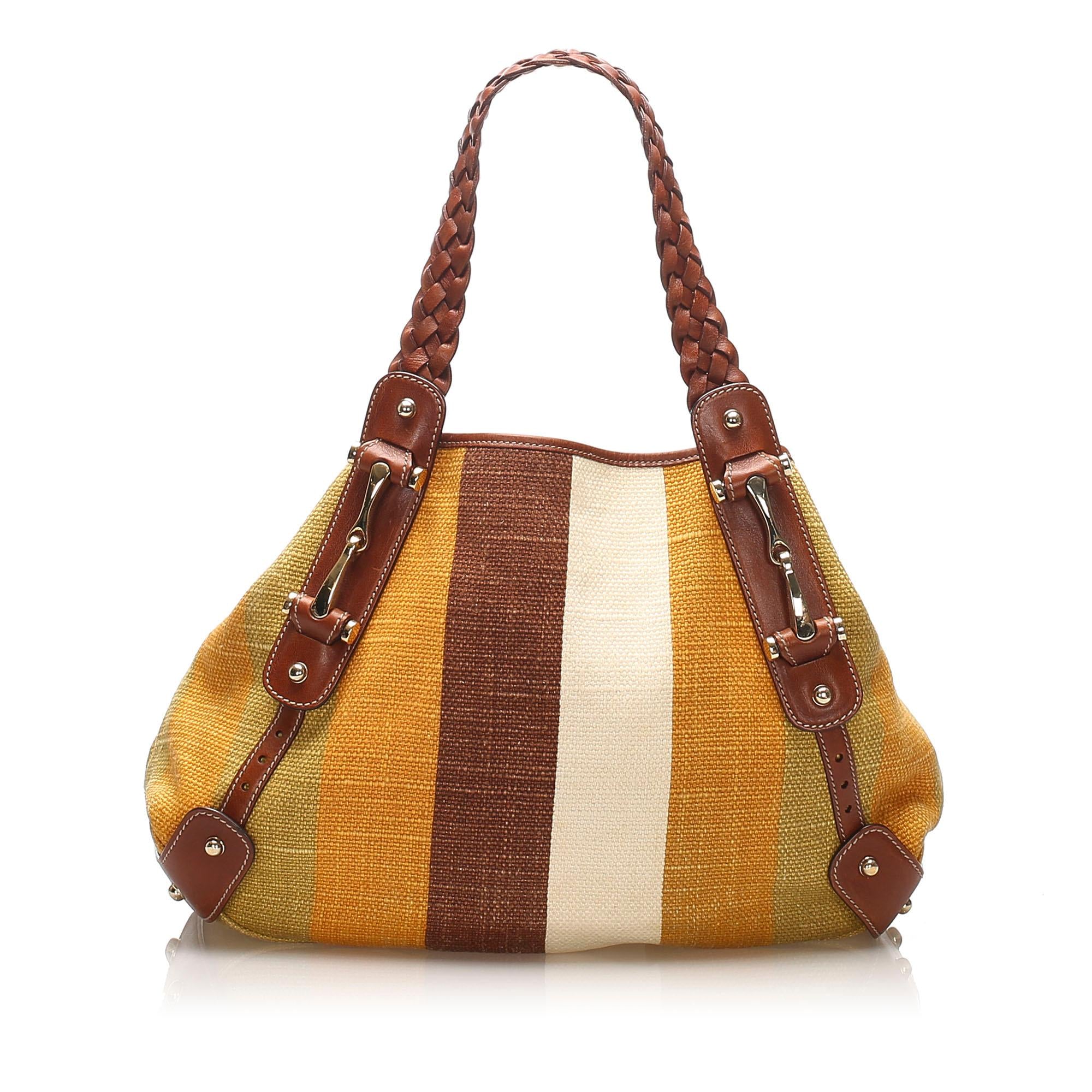 Gucci Pelham Canvas Shoulder Bag (SHG-32192)