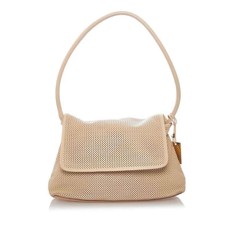 Gucci Perforated Leather Shoulder Bag (SHG-28610)