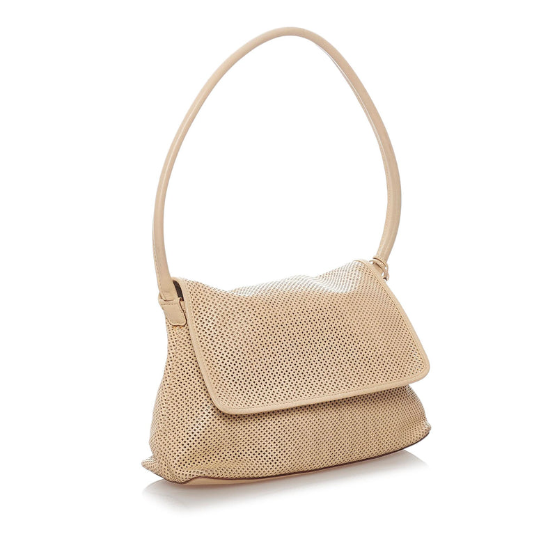 Gucci Perforated Leather Shoulder Bag (SHG-28610)