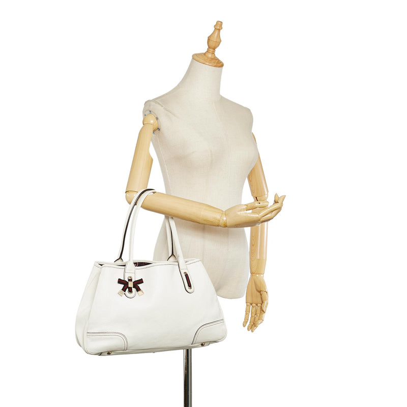 Gucci Princy Leather Tote Bag (SHG-31836)