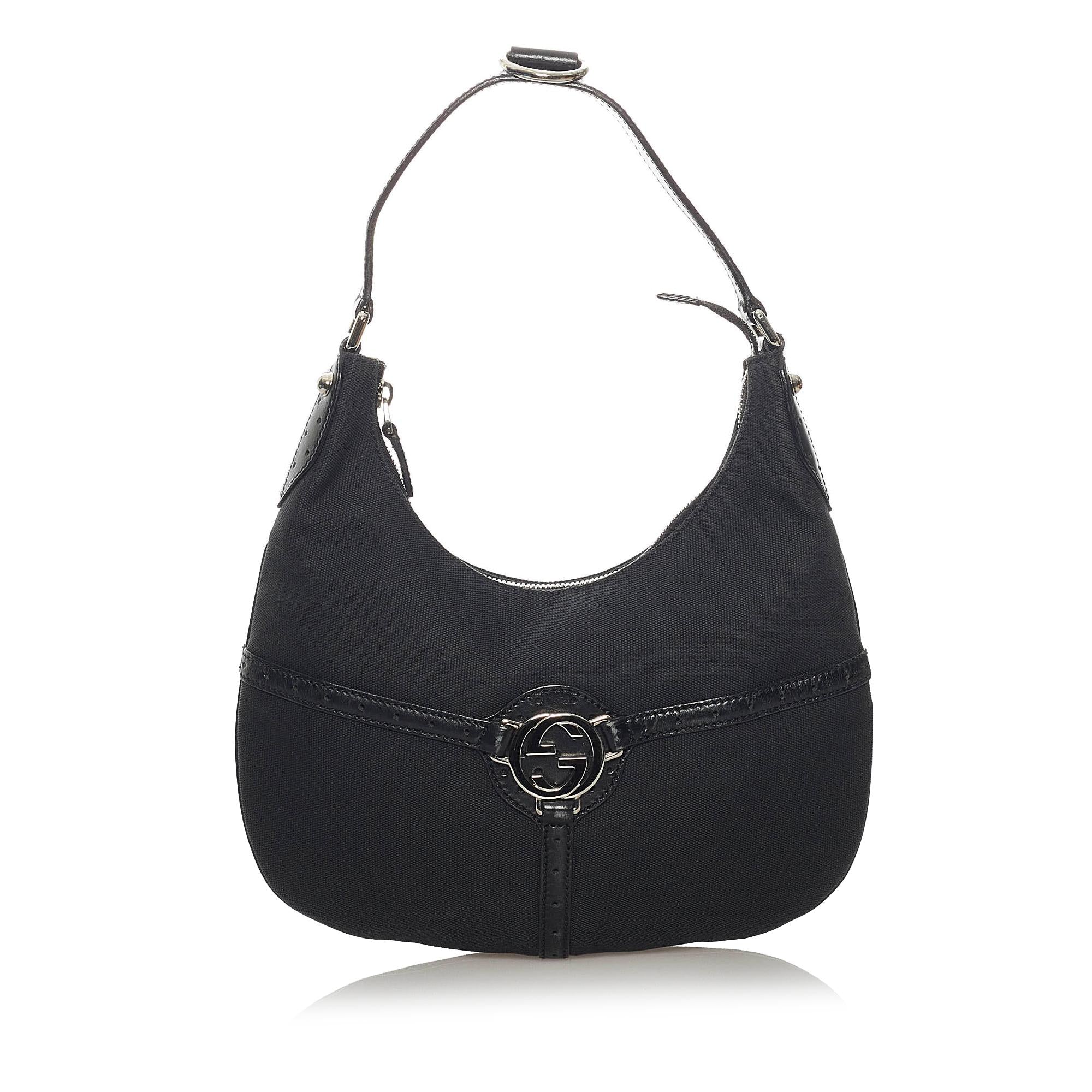Gucci Reins Canvas Hobo Bag (SHG-29240)