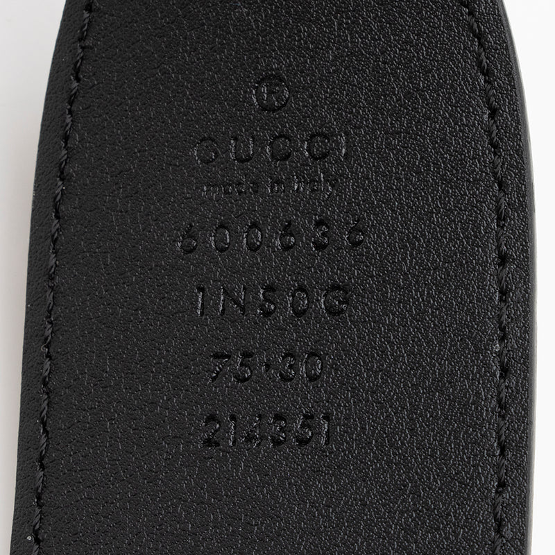 Gucci Smooth Leather Horsebit Belt - Size 30 / 75 (SHF-14990)