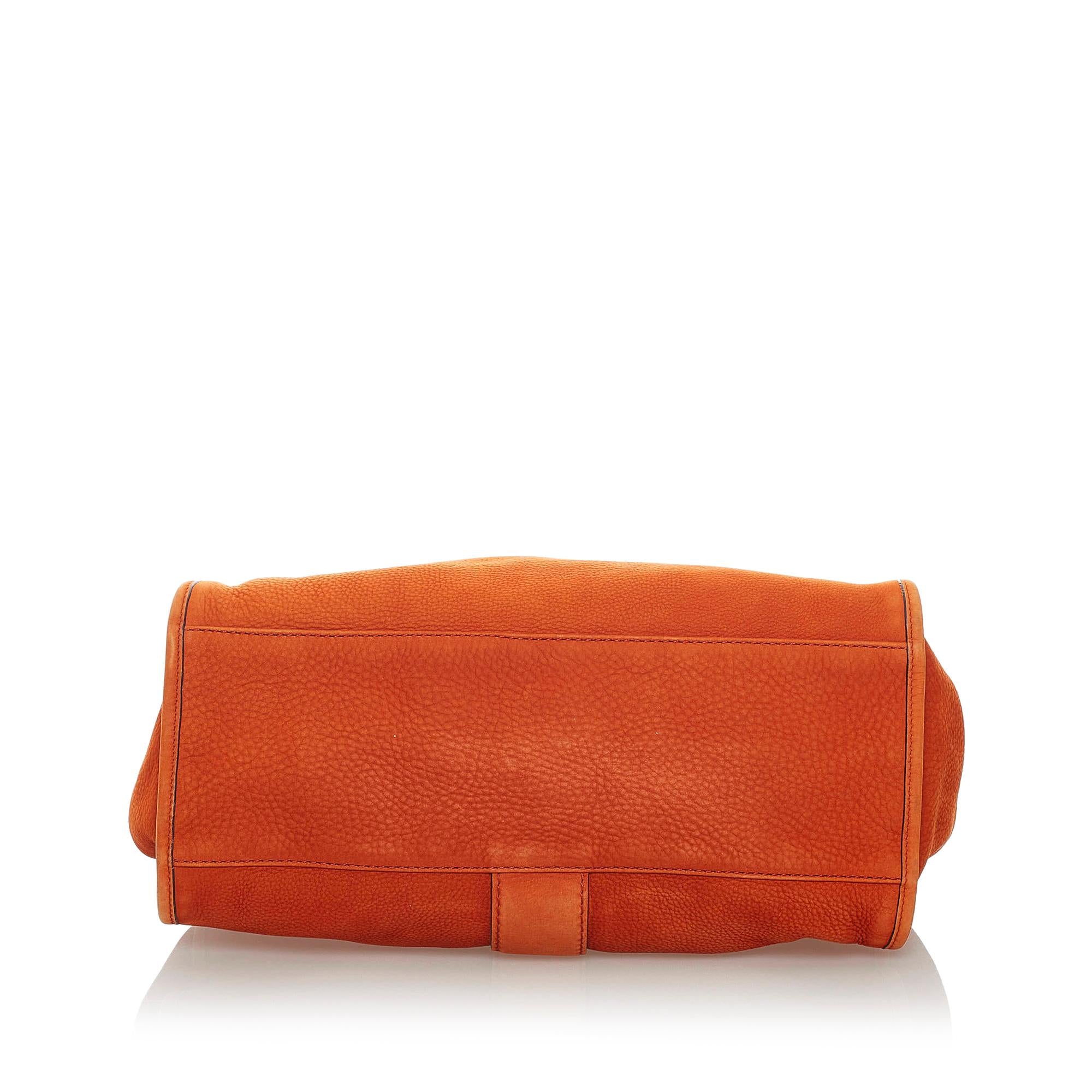 Gucci Soft Stirrup Nubuck Leather Tote Bag (SHG-32597)