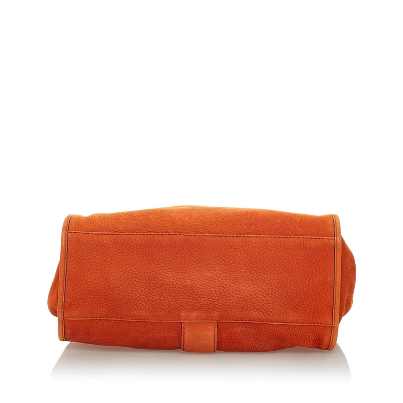 Gucci Soft Stirrup Nubuck Leather Tote Bag (SHG-32597)