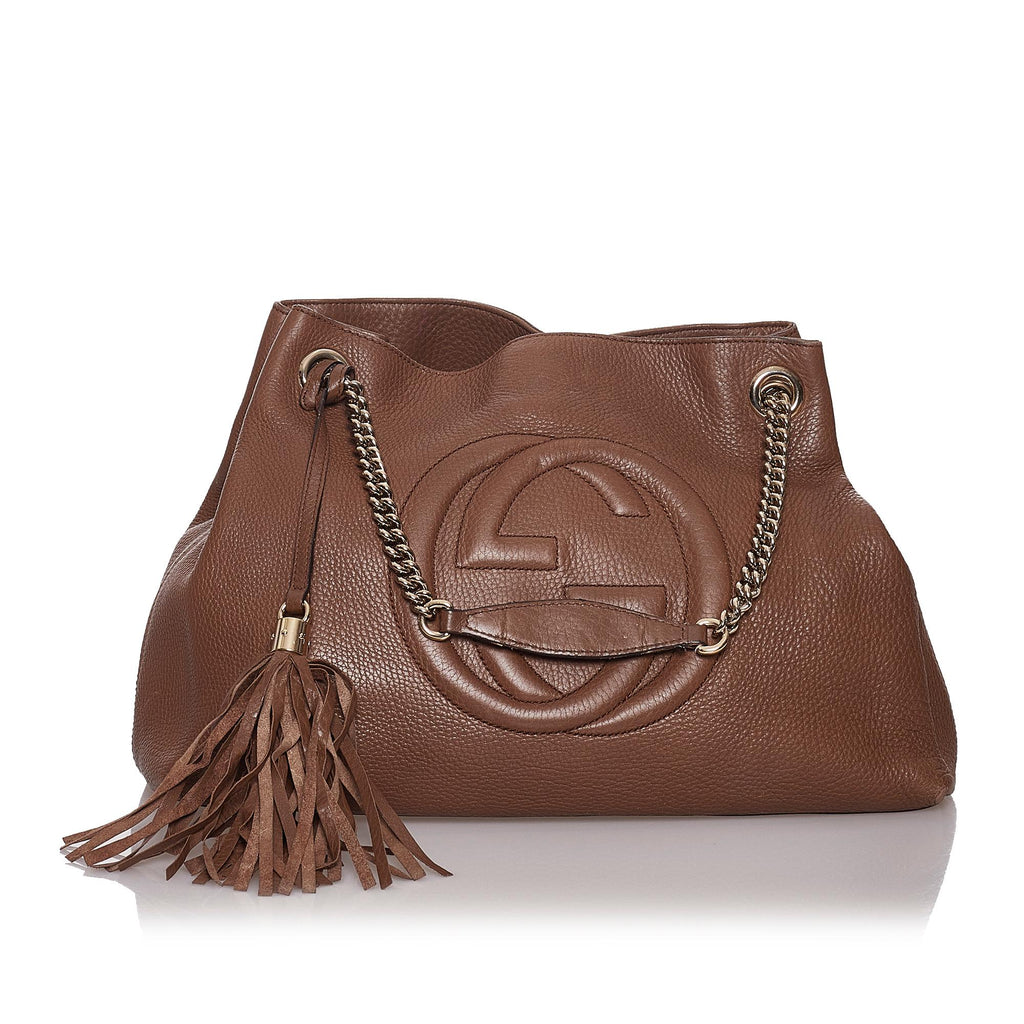 Gucci Soho Chain Leather Shoulder Bag (SHG-29388)