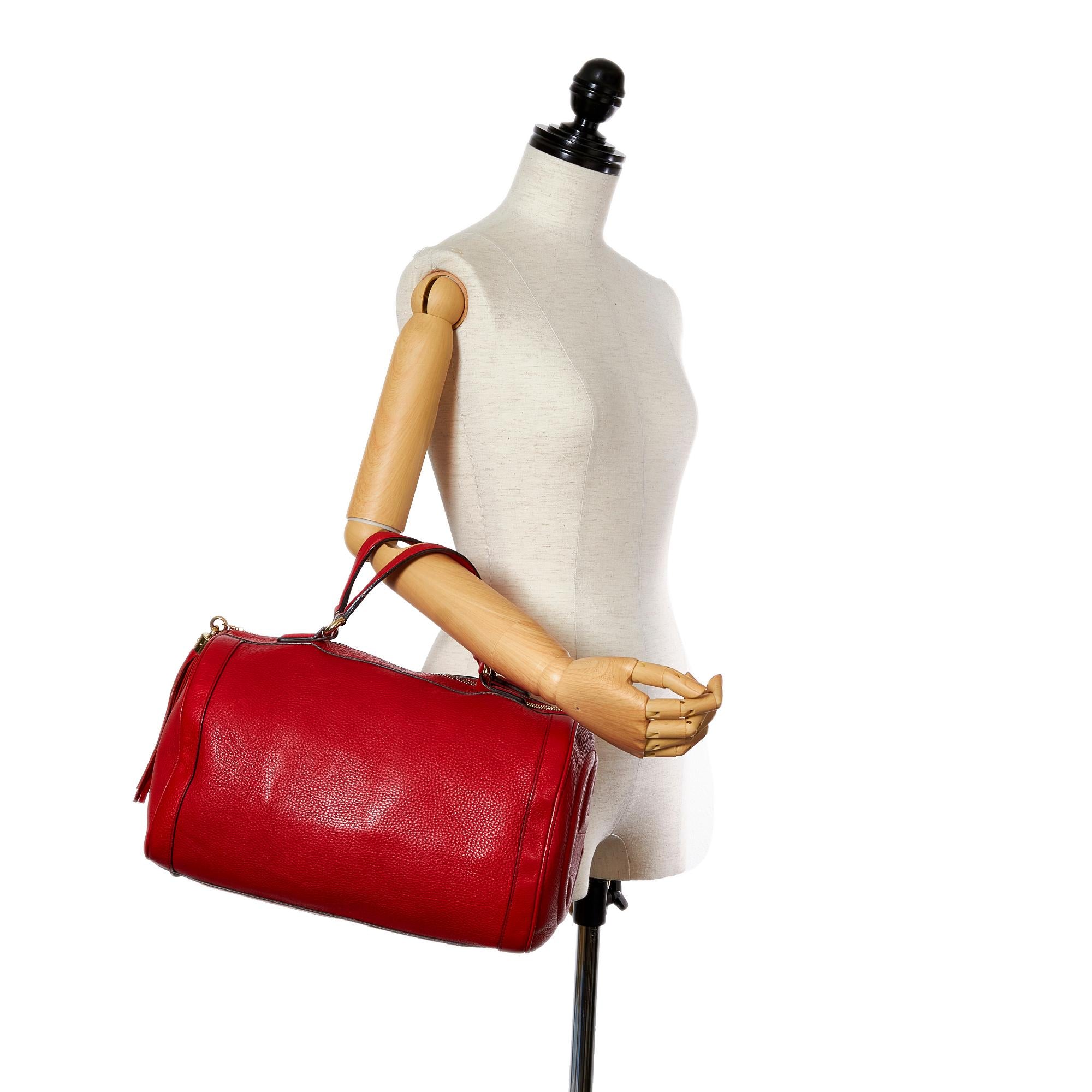 Gucci Soho Leather Boston Bag (SHG-37365)