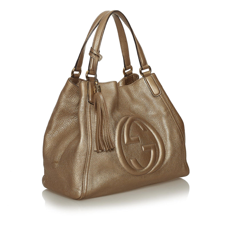 Gucci Soho Leather Tote Bag (SHG-29075)
