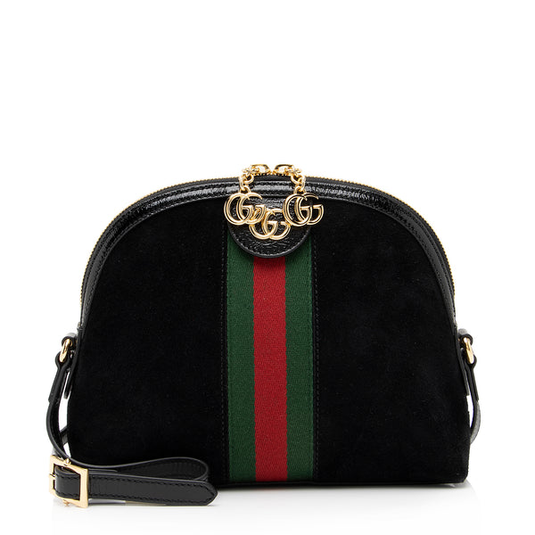 Gucci Suede Ophidia Dome Small Shoulder Bag (SHF-23744)