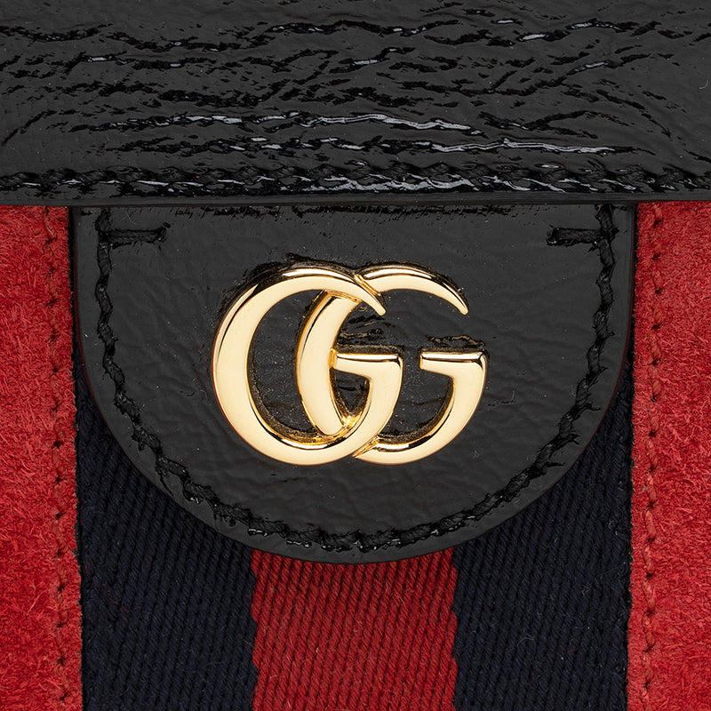 Gucci Suede Ophidia Medium Shoulder Bag (SHF-22049)
