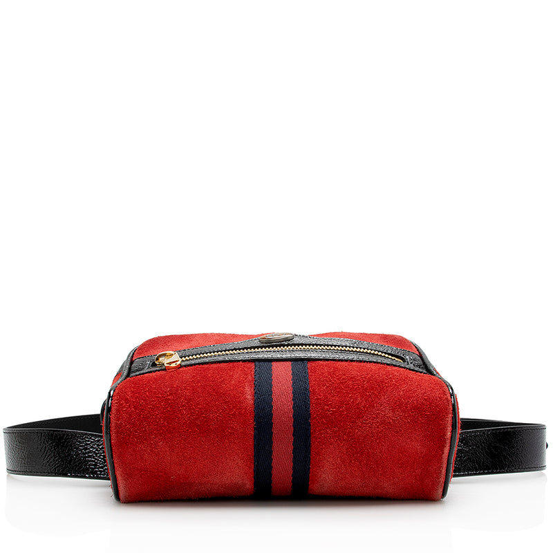 Gucci Suede Ophidia Small Belt Bag - Size 38 / 95 - FINAL SALE (SHF-16533)