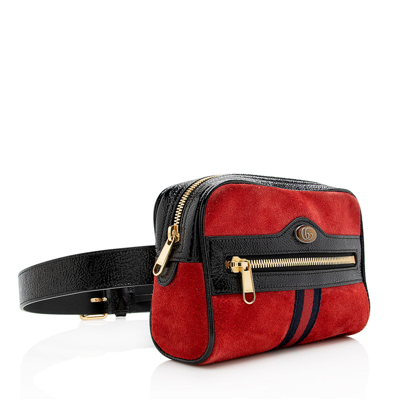 Gucci Suede Ophidia Small Belt Bag - Size 38 / 95 - FINAL SALE (SHF-16533)